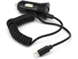 Auto punjac univerzalni 2u1 (iPhone Lightning + USB slot) crni 1A