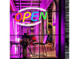 NEON svetleci reklamni znak Open