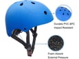 Kaciga za trotinet,rolere,skateboard (M 54-58 cm) plava