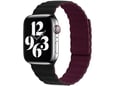 Silikonska narukvica za Apple Watch sa magnetom crno bordo 38/ 40/ 41 mm