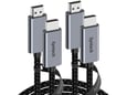 Kabel Syntech HDMI na HDMI 4K braided (2 komada) crni