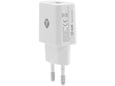 Kucni punjac Teracell Evolution DLS-TC01 Fast QC 3.0 18W sa kablom USB na Micro USB beli
