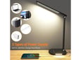 USB LED Desk Lampa sa bezicnim punjenjem JW-5508 crna