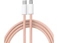 Kabel Braided PD Type-C na Lightning 20W pink