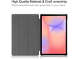 Maska za Samsung Tab S10 Lite/ X406B na preklop Tablet Stripes roze