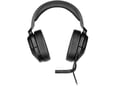 CORSAIR naglavne žične gaming slušalke z mikrofonom HS65 Surround, črna