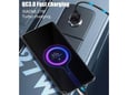 LDNIO Auto punjač C105 30 W QC3.0 sa Lightning kablom crni