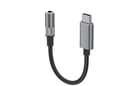 LDNIO Adapter Type-C na 3.5 mm za slušalice LSY80C sivi