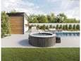 INTEX masažni bazen za 6 oseb PureSpa Greywood Bubble Deluxe, 216x71 cm, 28442NP