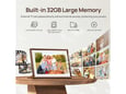 Arzopa Digitalni foto ram 10.1" 32 GB brown