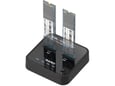 Maiwo Docking station K3016P2 USB-C na 2x M.2 NVMe clone crni