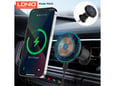 LDNIO Auto stalak za ventilaciju MA23 bežični punjač 15 W crni