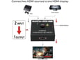 HDMI 2.0 switch 2 porta 4K