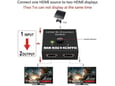 HDMI 2.0 switch 2 porta 4K