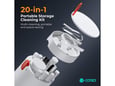 Coteci Set za čišćenje multifunkcionalni 20u1 beli