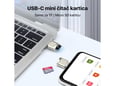 JWD Čitač kartica Mini Type-C sivi
