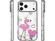 ONASI ovitek za silikonski Flamingo iPhone 17 Pro, prozoren