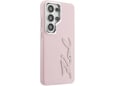 KARL LAGERFELD ovitek za Samsung Galaxy S26 Ultra 5G, roza