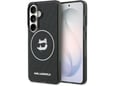 KARL LAGERFELD ovitek za MagSafe Samsung Galaxy S26 5G, črn