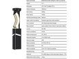 Tripod + LED ring lampa multifinkcionalna sa postoljem crna