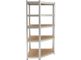 <Status_1> PROLINE REGAL ZA DELAVNICE KOTNI, 5 POLIC, 175KG 180x90x90 62040 62040