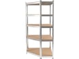<Status_1> PROLINE REGAL ZA DELAVNICE KOTNI, 5 POLIC, 175KG 180x90x90 62040 62040