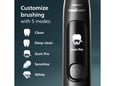 PHILIPS sonična električna zobna ščetka Sonicare Advanced Clean, črna, HX3792/11