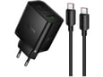 HOCO polnilec s kablom N75, 65 W, PD, GaN, 2x USB-C, USB-A