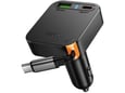 HOCO avtomobilski polnilec NZ18, 65 W, QC, PD, 2x USB-C, 1x USB-A