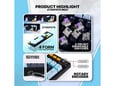 Fantech Žična Gaming tastatura MK893S Atom 107S MIZU Blue