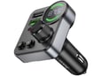 HOCO E86 FM Transmiter, bluetooth, prostoročna naprava + avtopolnilec 48W USB A 18W in USB-C 30W
