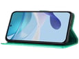 CHAMELEON preklopna torbica za Samsung Galaxy A37 5G, turkizna, WLGO-Butterfly