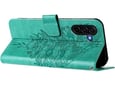 CHAMELEON preklopna torbica za Samsung Galaxy A37 5G, turkizna, WLGO-Butterfly