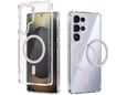 CHAMELEON ovitek za gumiran TPU Magnetic Samsung Galaxy S25 Ultra, roza