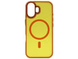CHAMELEON ovitek za gumiran TPU Magnetic Blur Apple iPhone 17, oranžen