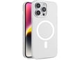 CHAMELEON ovitek za gumiran TPU Magnetic Frost Apple iPhone 15 Pro Max, bel