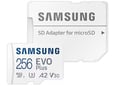 SAMSUNG microSD kartica EVO Plus, 256 GB, z adapterjem SD
