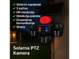 Solarna PTZ Kamera sa Tri Sočiva