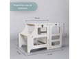 Clever Kids Pametni Montesori toranj 2 u 1