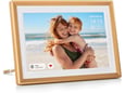 ARZOPA digitalni foto okvir D10, plastika, zlat, 10,1" + napajalnik