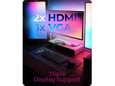 ICYBOX priklopna postaja IB-DK4062-CPD/USB-C/2x HDMI + 1x VGA/100W/IB-DK4062-CPD