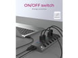 ICYBOX USB hub z 7 vhodi, IB-HUB1701-C3