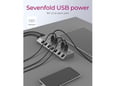 ICYBOX USB hub z 7 vhodi, IB-HUB1701-C3