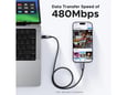 UGREEN USB kabel, USB-C/USB-C, 1m, 35501