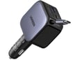 UGREEN avtomobilski polnilec z vgrajenim kablom 55909B, 90 W, PD, 2x USB-C, 1x USB-A