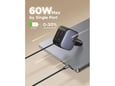 UGREEN avtomobilski polnilec z vgrajenim kablom 55909B, 90 W, PD, 2x USB-C, 1x USB-A
