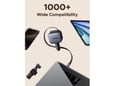 UGREEN avtomobilski polnilec z vgrajenim kablom 55909B, 90 W, PD, 2x USB-C, 1x USB-A