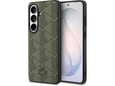 LACOSTE ovitek za PVC Blend Monogram Magnetic Samsung Galaxy S26 5G, temno zelena