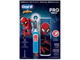 ORAL-B otroška električna zobna ščetka Pro Kids, Spiderman, z etuijem