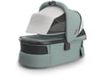 UPPABABY košara za voziček V3 Bassinet Kenzi, Carbon, Saddle L., Mystic Aqua, 0903-BAS-EU-KNZ